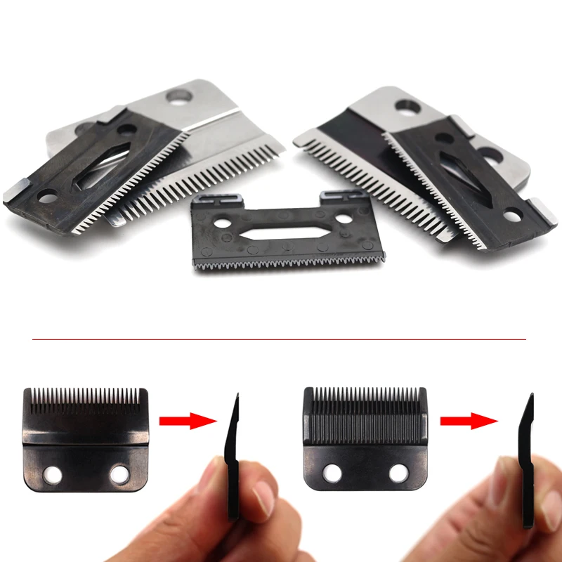 Fade/Standard Fixed Blade-Standard/Stagger-Ceramic/Carbon Steel Movable Blade Professional Replacement Blade to WAHL Hair Clipper hair clipper
