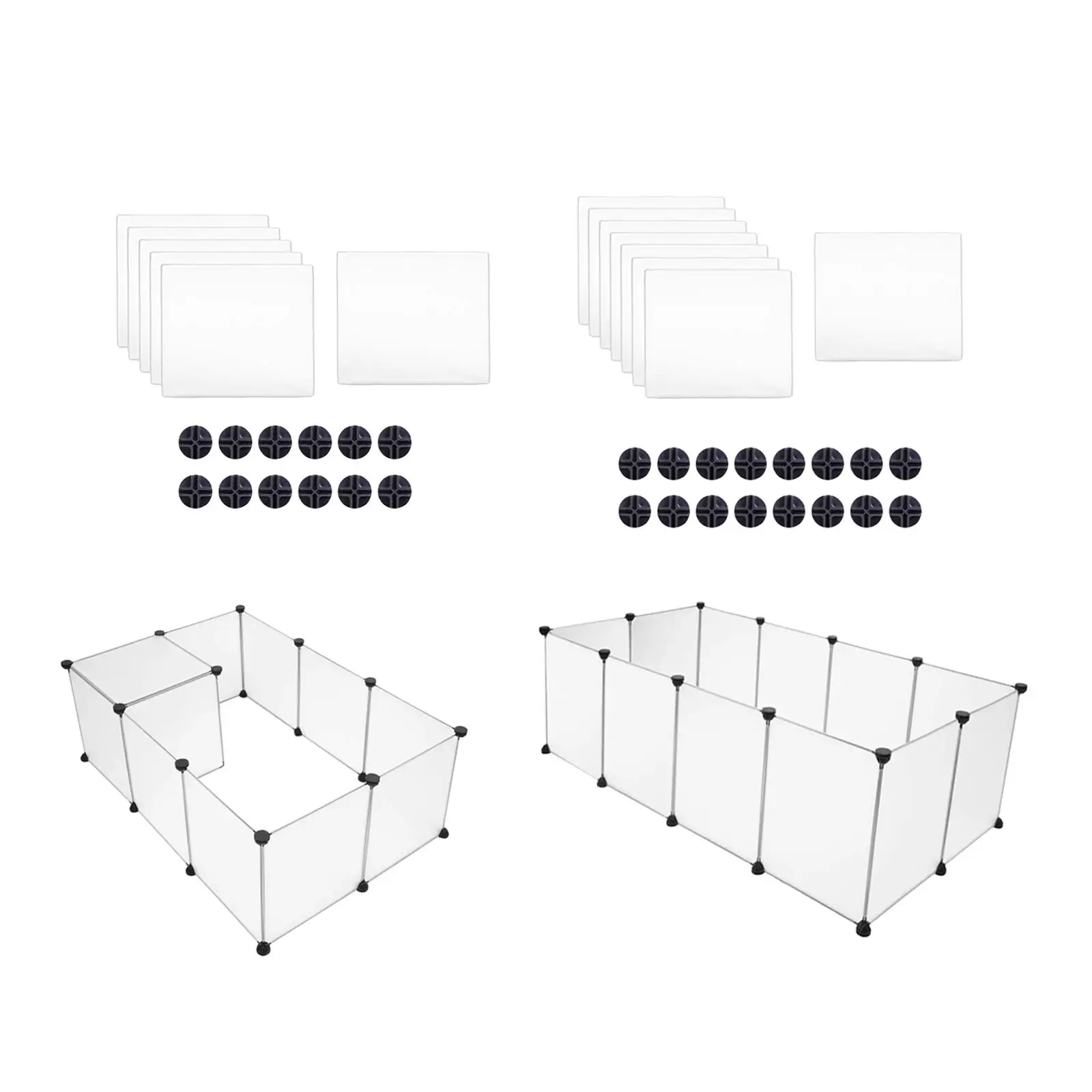 Dog Playpen Pet Fence Dog Cage Yard Fence, Small Animal Cage for Hedgehog Bunny