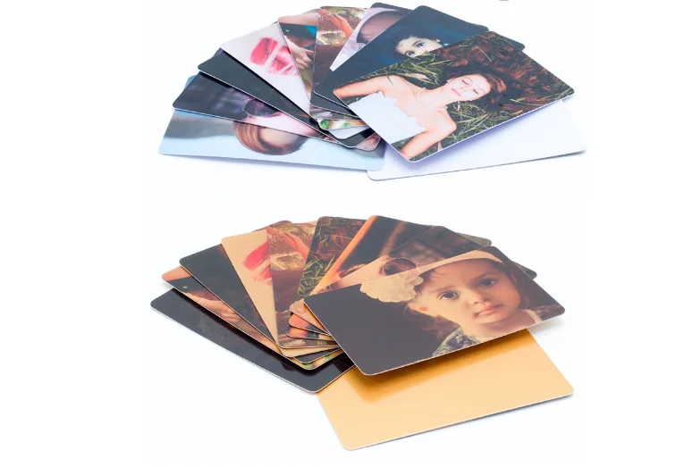 A4 크기 0.76mm 두꺼운 은색 빈 잉크젯 인쇄 PVC 시트 PVC ID 카드 회원 카드 만들기