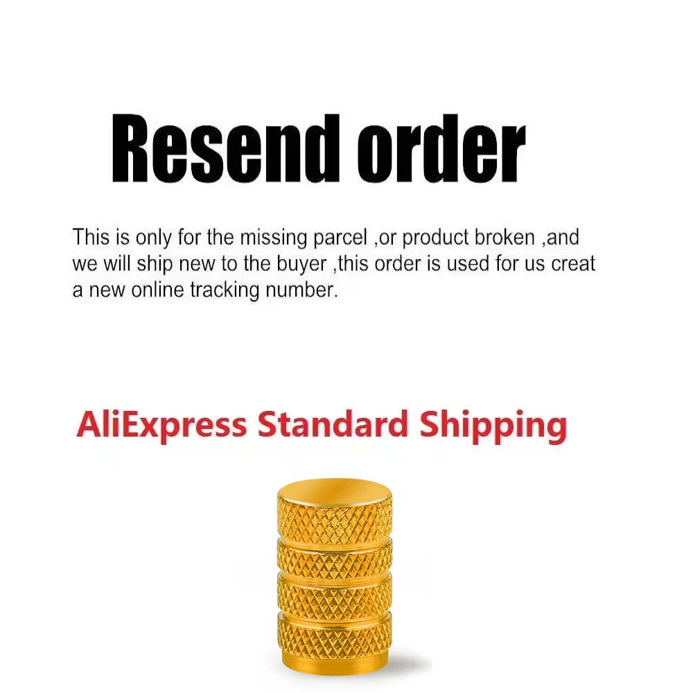 Tire valve for resend order