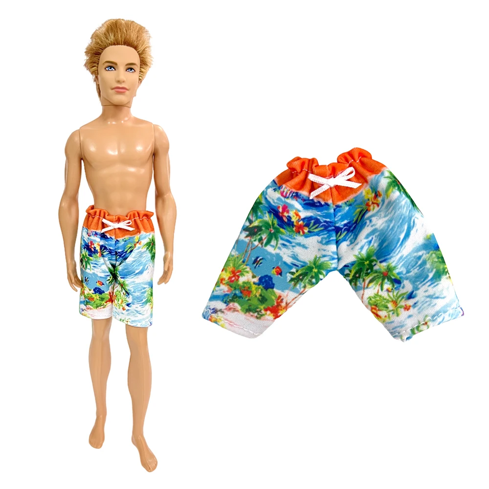 Beach Swimsuit Clothes for Barbie and Ken Doll Summer Shorts Swimwear Summer Pants Accessories barbie doll clothes doll clothes doll clothes accessories doll accessories plush doll accessories