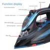 Iron,Steam Iron for Clothes 2600 Watt Wet and Dry Electric Iron, Anti-Drip,Ceramic Soleplate,Fast Heat Remove Wrinkle Of Clothes 5
