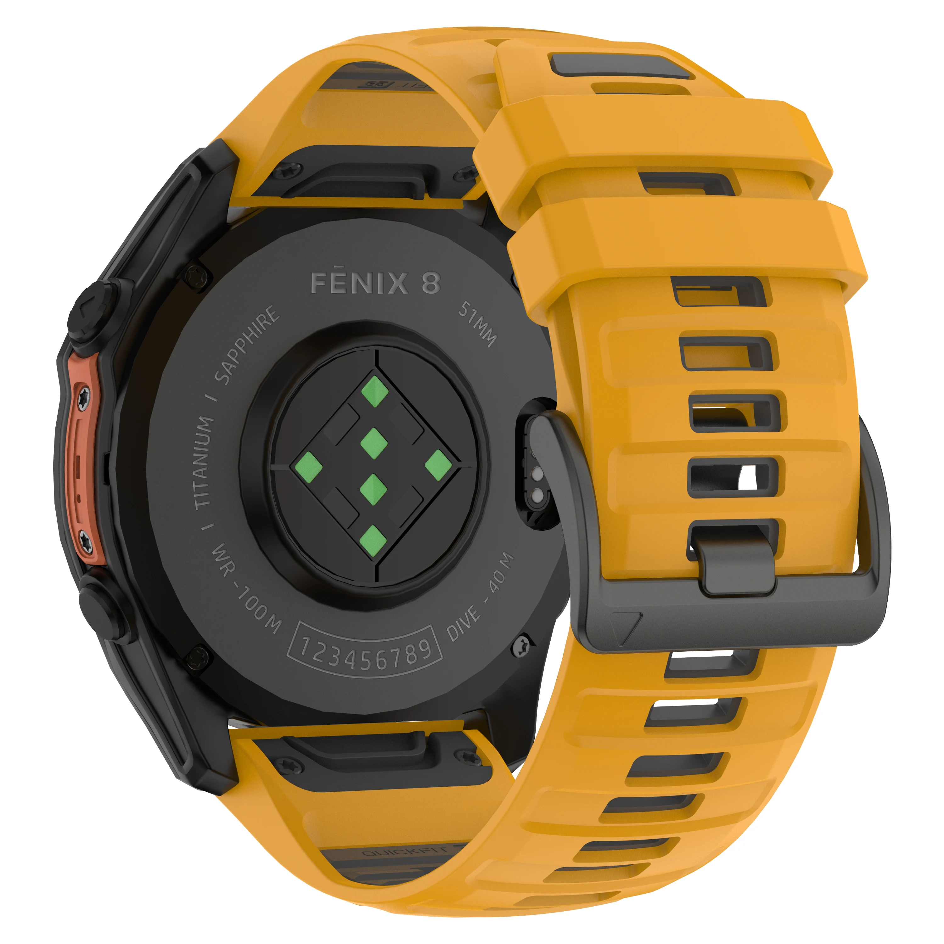 Premium QuickFit Silicone Watchband - 26mm & 22mm Adjustable Strap