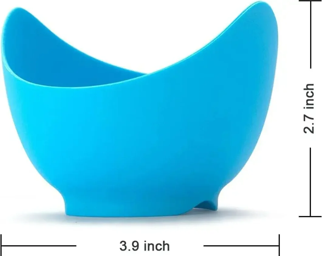 Silicone Egg Poachers Cups Egg Boiler Mold Cup Poaching Cups Ring for Microwave Air Fryer Stovetop Cooking Tool