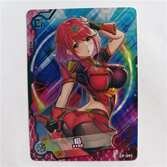 Goddess Story Girl Party Cp Ultra Rare Bronzing Flash Card Kms Prinz Eugen Kokkoro Black Magician Girl Anime Collection Card Toy