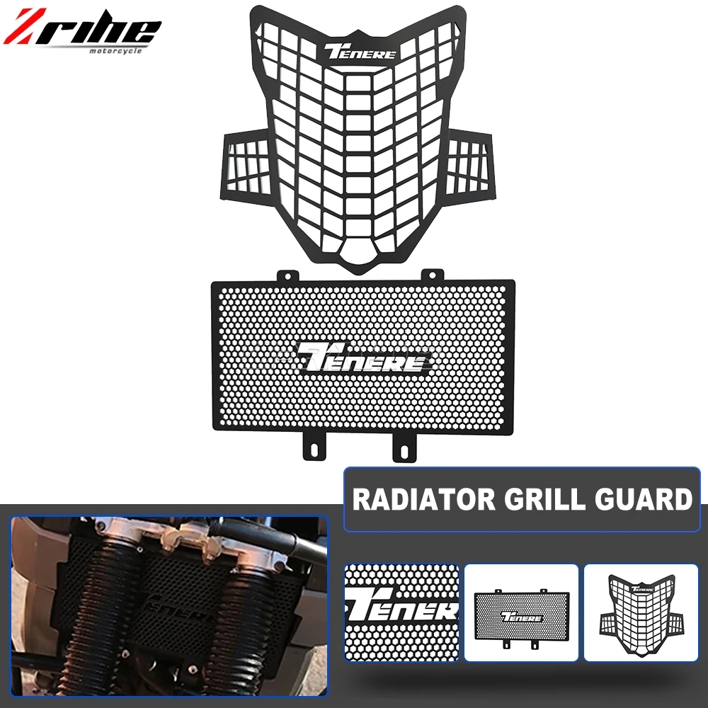 

Motorcycle Accessories Radiator Guard Protection Grille FOR YAMAHA XT660Z Tenere XTZ660 XT 660 Z Headlight Guard Grill 2008-2016