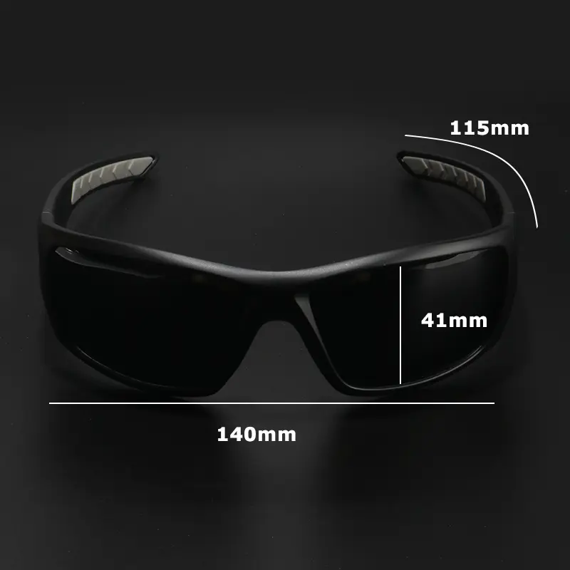 Polarized Sports Sunglasses UV400 Anti-Glare Full Frame Outdoor Cycling Fishing Glasses with Sturdy Construction - Image 3