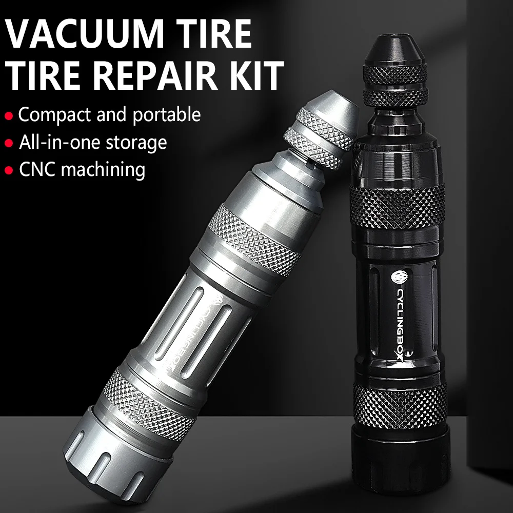 Road Bike Tubeless Tire Repair Kit Puncture Sealant Rubber Strips Mini Bicycle Maintenance Tools for Tire Maintenance