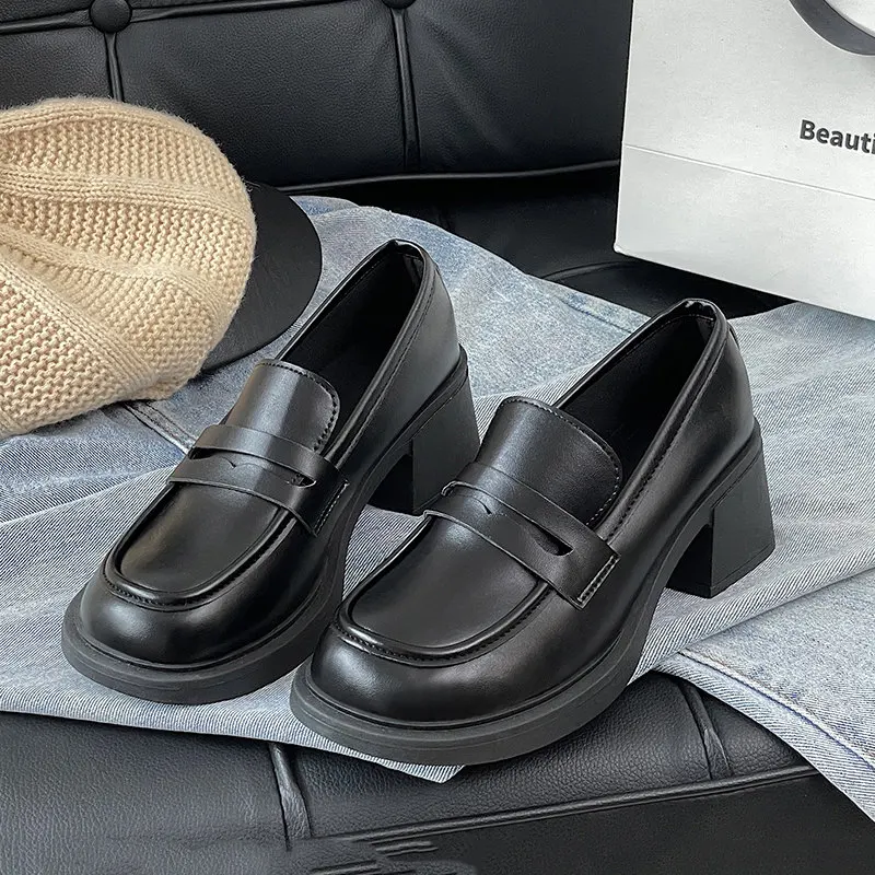 Buy Heels County Men's Black Synthetic Leather Loafers - 6 UK Online at  Best Prices in India - JioMart.