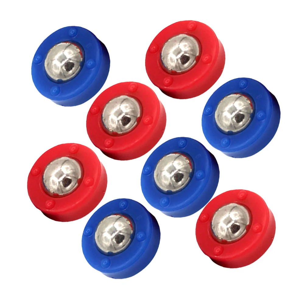 

8 Pcs Table Shuffleboard Tabletop Game Rolling Beads Outdoor Pucks Indoor Replace Balls Sliding Games Steel Free Accessories