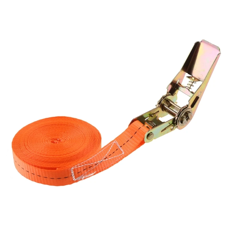Porable Heavy Duty Tie Down Cargo Strap Luggage Lashing Strong Ratchet Strap Belt With Metal Buckle 87HE