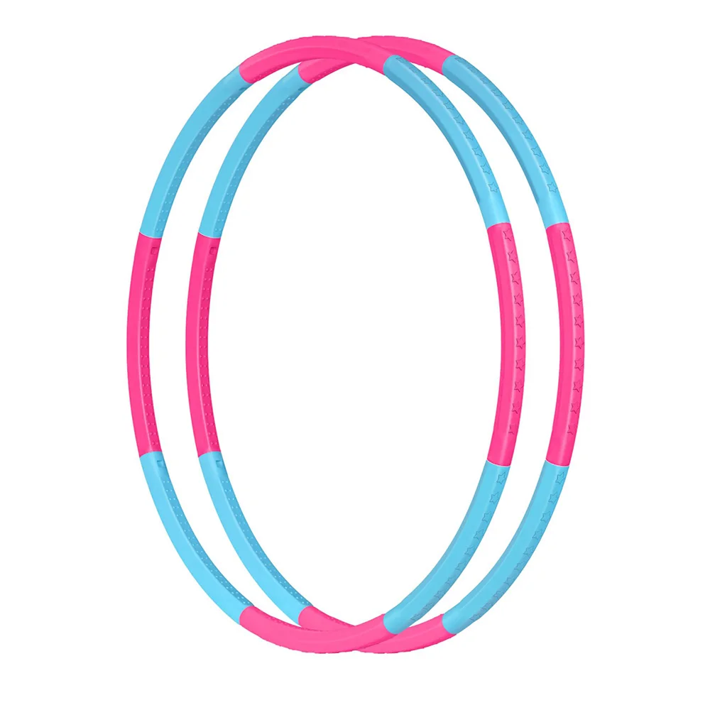 Weighted Hula Circle Ring for Sport Hoops Comfortable Cushioned Surface Detachable Design for Beach or Park Workouts