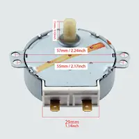 Plateau tournant pour four à micro-ondes, robuste, professionnel, courant alternatif, 220-240V, raccords de mise à niveau en métal, électrique synchrone 6