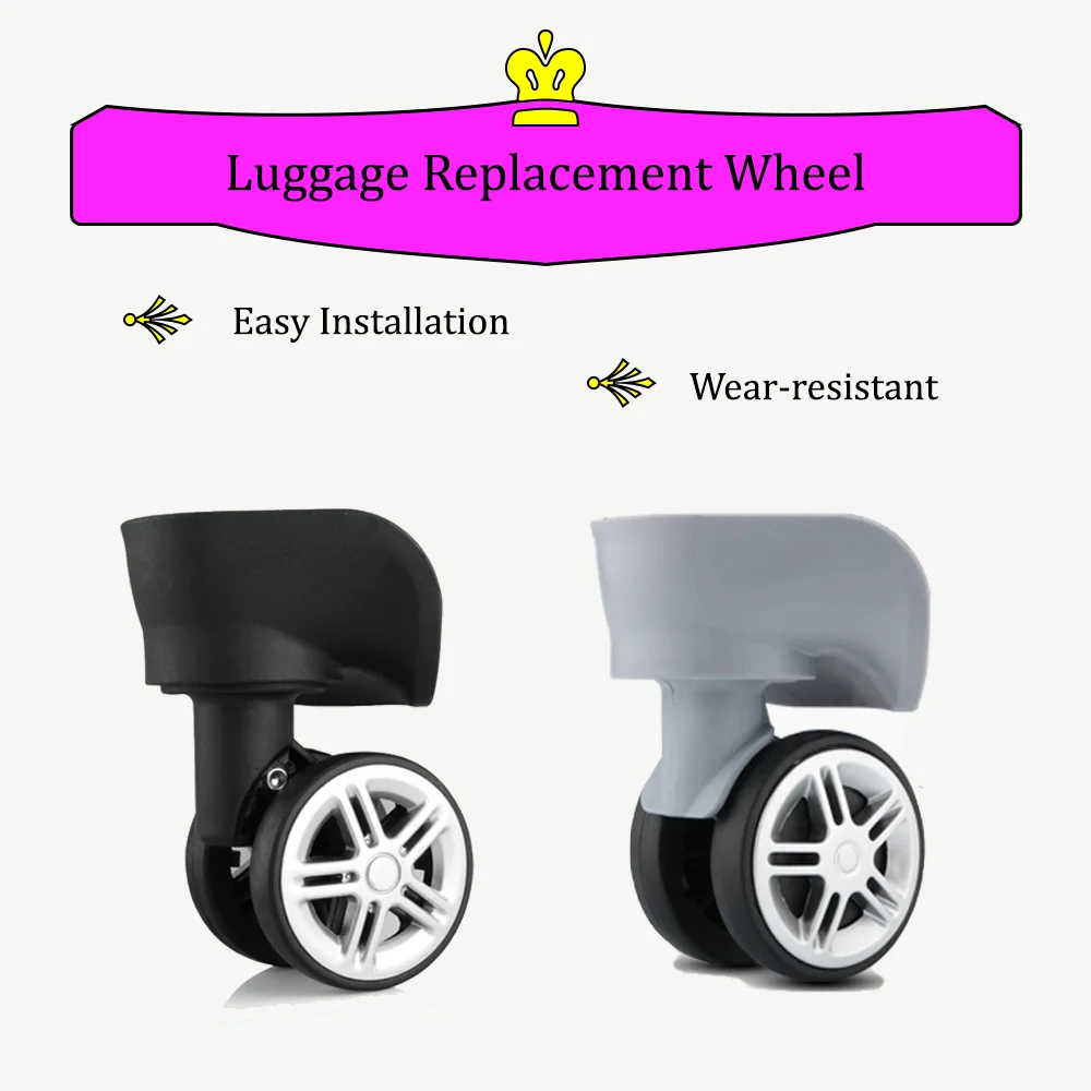 Trolley Wheel Travel Bag Wheel Replacement W137 Luggage Universal