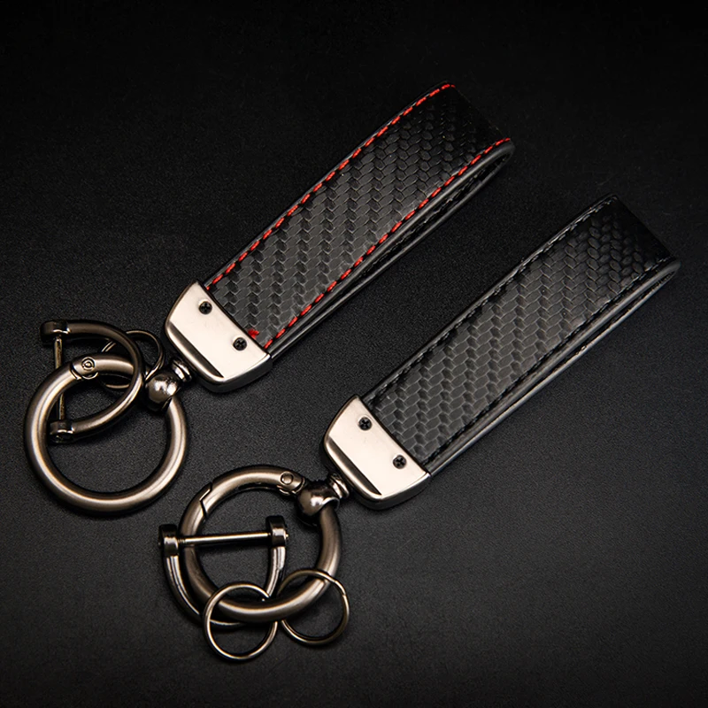 Ahaimy, Portachiavi, In Ecopelle, Per Tutti I Tipi Di Chiavi, Nero, 17 - Foto 10