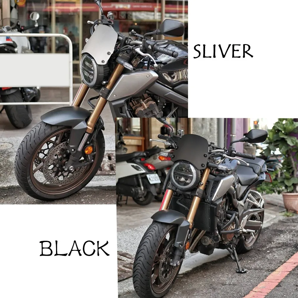 

FOR HONDA CB650R CB1000R Neo Sports Cafe 2018 2019-2021 Motorcycle Windscreen Windshield Wind Shield Protector CB 650R CB 1000 R