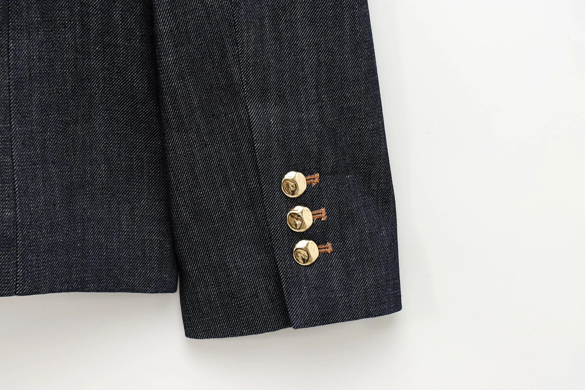 Women Casual Denim Blazer Coat Spring Autumn Female Single Breasted Long Sleeve Lapel Suit Jacket With Pockets New Fashion Outwe