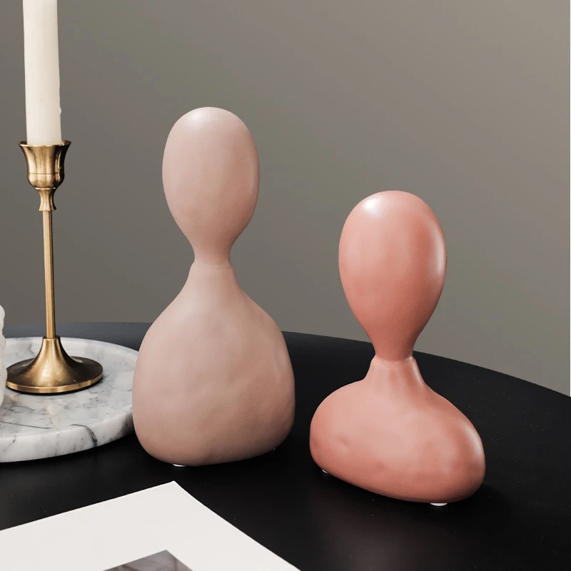 Home Decor Statue Ceramics Sculpture Character Figurines Home