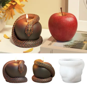 Apple Shape Silicone Candle Mold 1