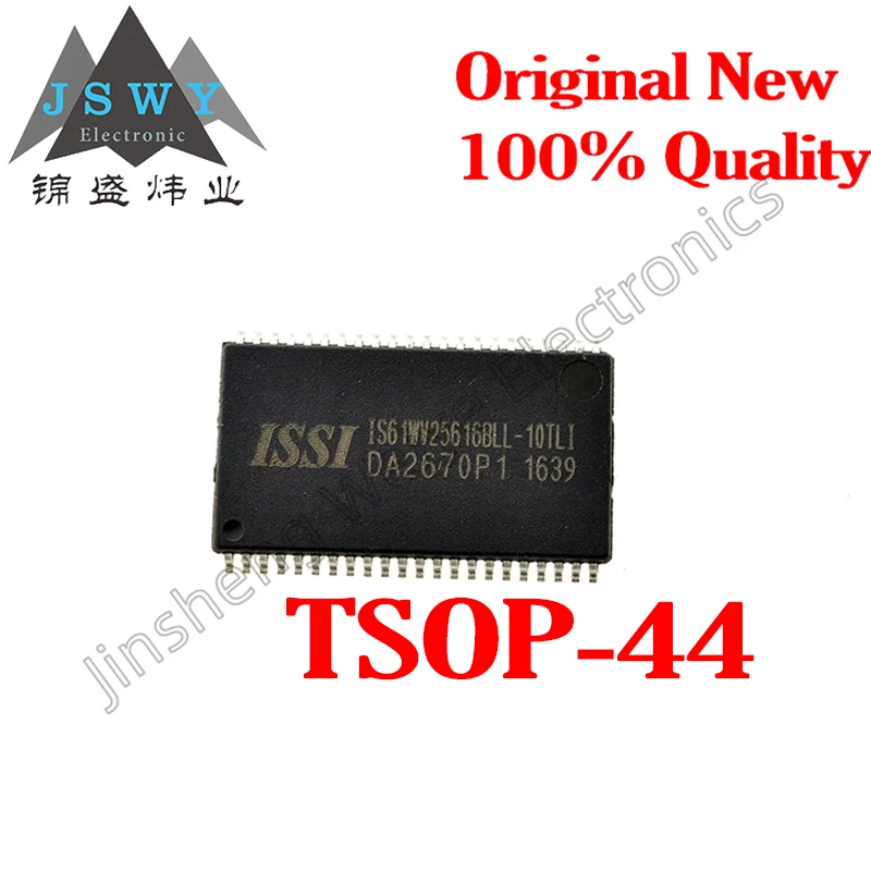 

3PCS IS61WV25616BLL-10TLI IS61WV25616 Brand new imported TSOP-44 static random access memory IC free shipping