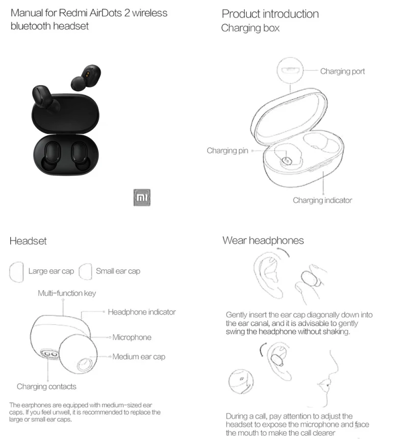 Redmi Earbuds Mi Airdots Se Manual User Manual Redmi Airdots