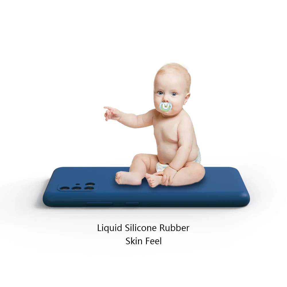 Silky Soft-Touch Silicone Protective Phone Case