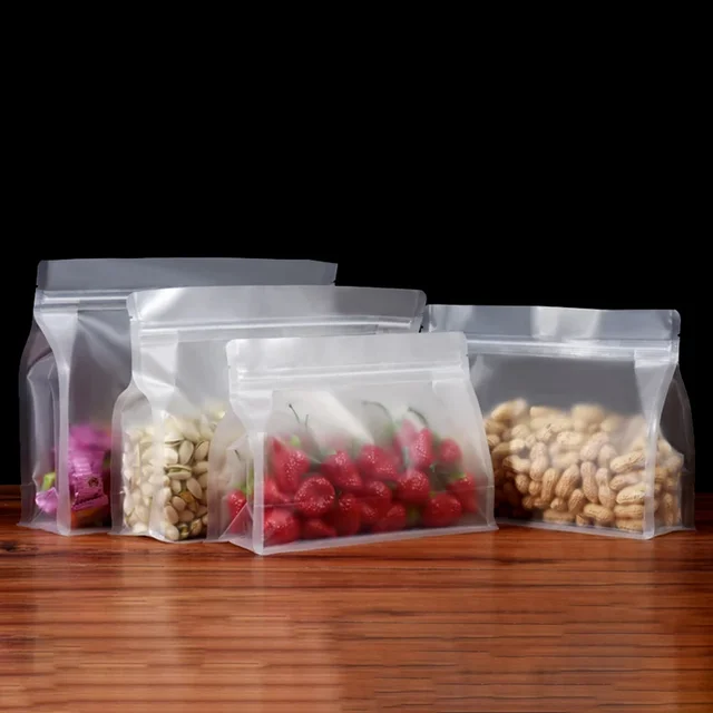 Conteneurs de stockage des aliments en Silicone, conteneurs étanches, réutilisables, sac fermé à fermeture éclair, tasse, sac frais, sac de stockage des aliments, emballage frais 5