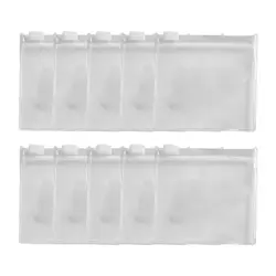 Travel - Sized Leakproof Storage Pouches - Set of 10 for Pills, Jewelry, and Small Accessories (10pcs)