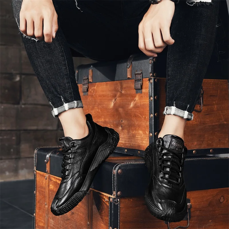 Men's Walking Shoes Outdoor Men Shoes High Quality Comfortable Breathable Waterproof Casual Shoes for Men