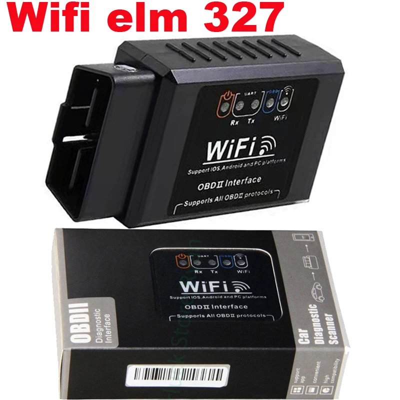 automotive battery charger New ELM 327 V1.5 WIFI OBD2 WIFI Scanner Auto ODB2 ELM327 V1.5 WIFI For Android/IOS OBD 2 OBD2 Car Diagnostic Auto Tool automotive battery charger