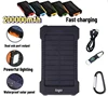 NEW 200000mAh Solar Power Bank Large Capacity Portable Charger Fast Charging External Battery for IPhone Samsun Huawei Powerbank