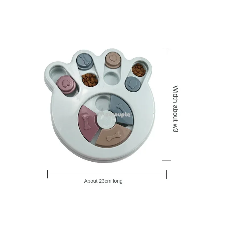 Pet Puzzle Toys Interactive Slow Feeder Food Dispenser Non-Slip Bowl For Dog Pressure-relieving Dog Training Supplies 2023 New 4