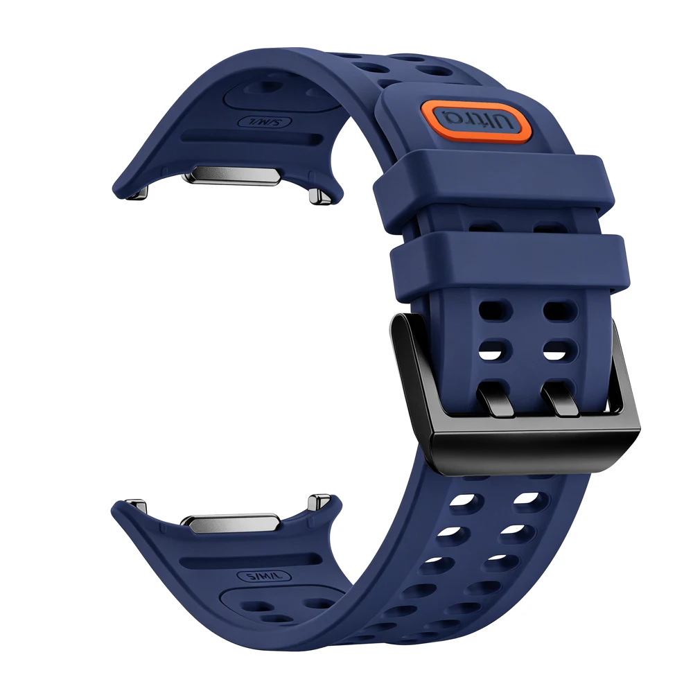 Silicone Wristband Strap for Smartwatches - Soft Replacement Band, 47mm