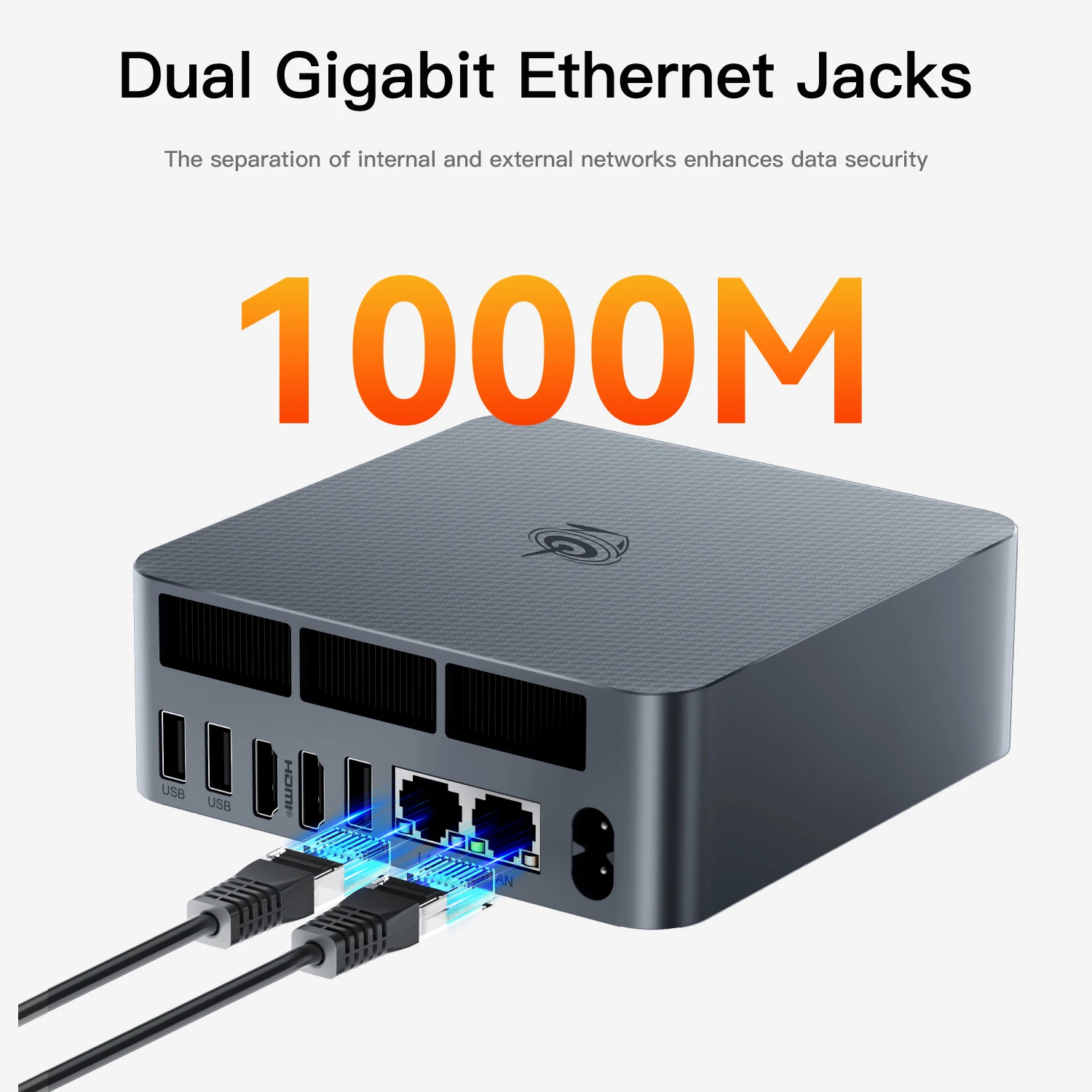 Beelink EQR5 Ryzen 5 5650U  Mini PC DDR4 16GB 500GB PCle3.0 NVMe SSD Super Quiet 85W PSU Wifi6 BT5.2 Mini Office Computer 5