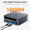 Beelink EQR5 Ryzen 5 5650U  Mini PC DDR4 16GB 500GB PCle3.0 NVMe SSD Super Quiet 85W PSU Wifi6 BT5.2 Mini Office Computer 5