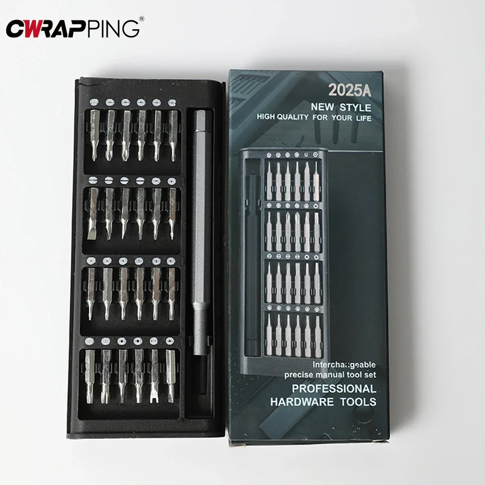 Versatile 25-in-1 Magnetic Precision Screwdriver Set for Electronics and Home Use