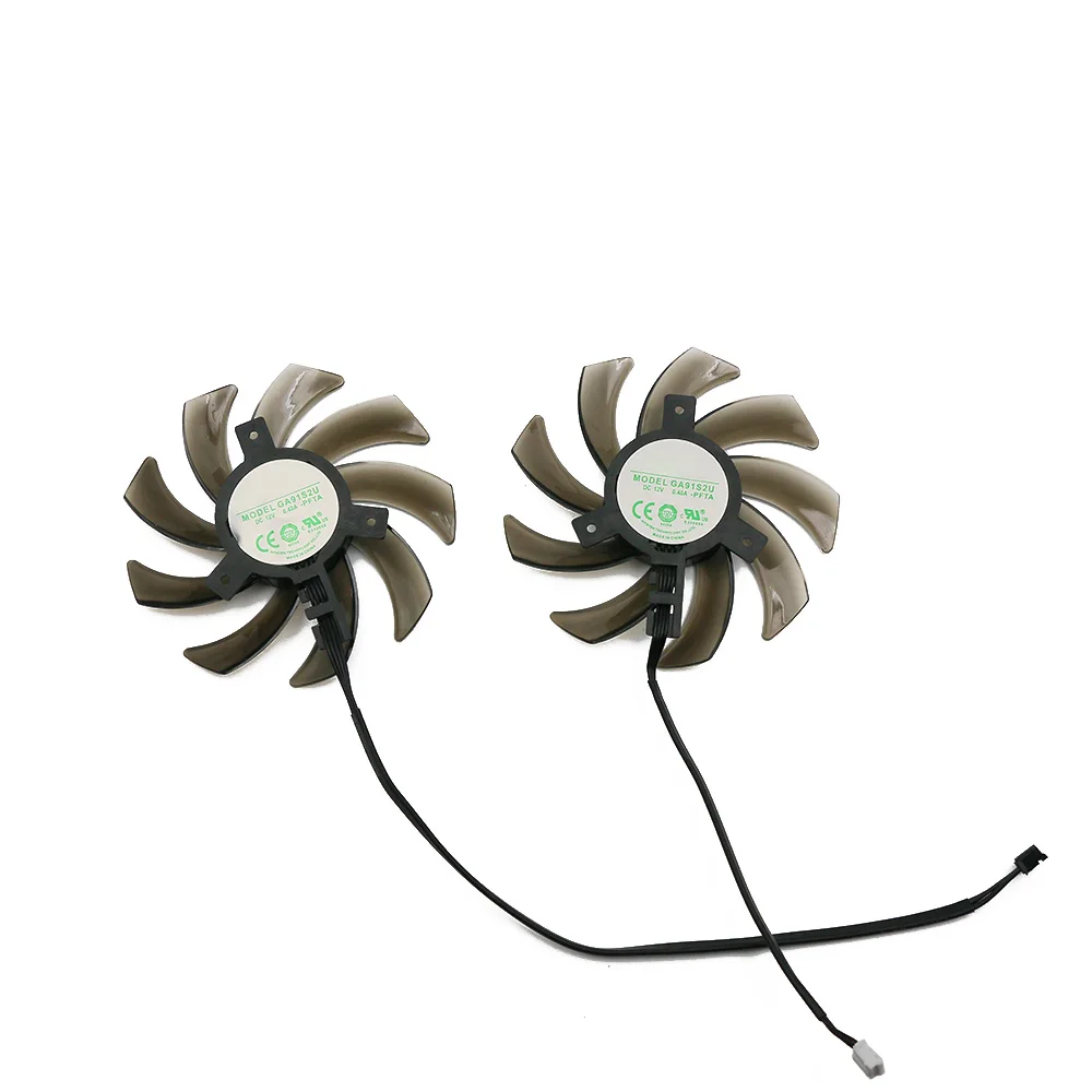 Ventilador de Refrigeração da Placa Gráfica Refrigerador para Pny Palit Gpu Dupla Gamingpro Ga91s2u 4pin Gtx 1660 1660 1660ti Rtx2060 Gtx1660 Rtx 2060 85 mm - Imagem 6