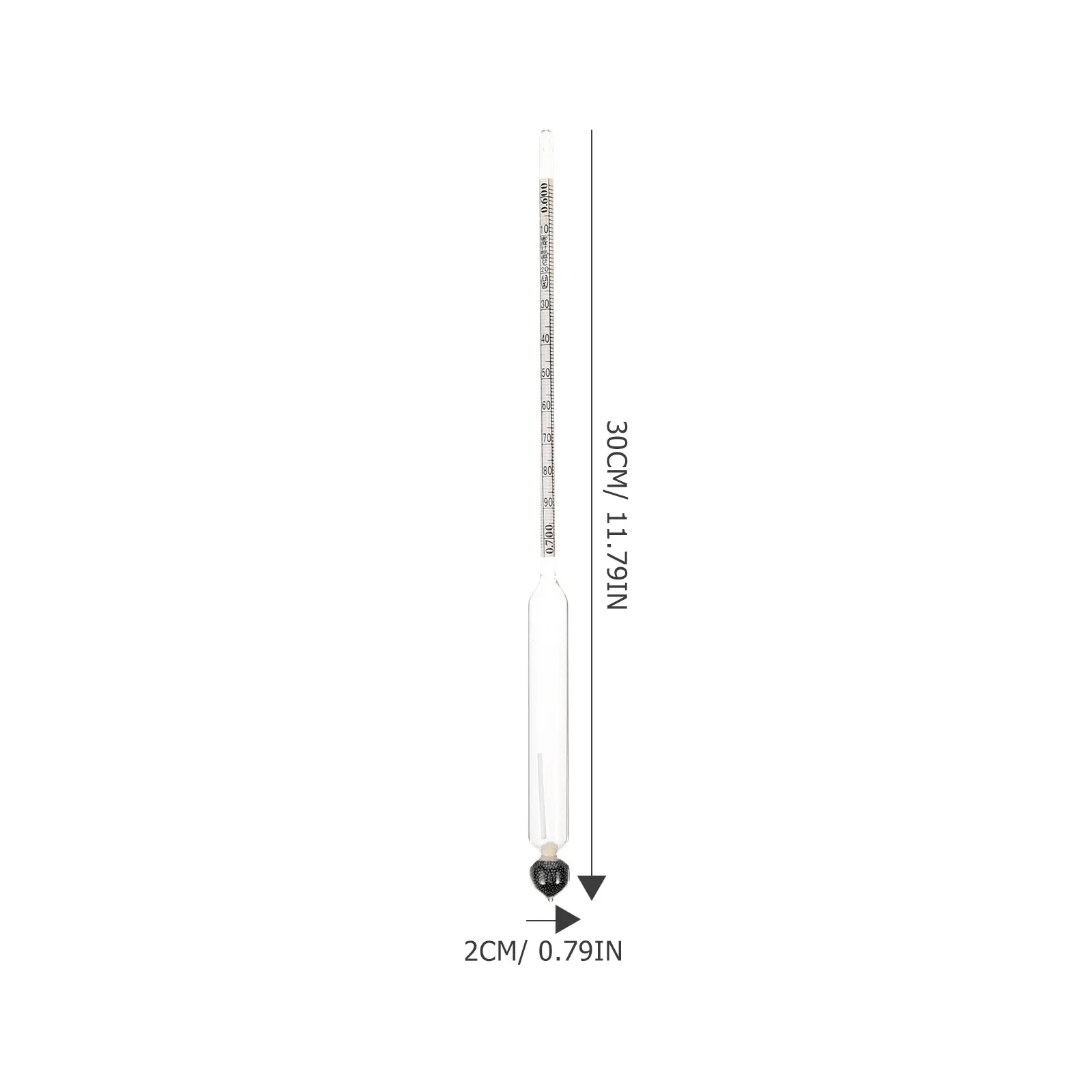 High Precision Specific Gravity Hydrometer Liquid Meter Scale Manual Liquid Petroleum
