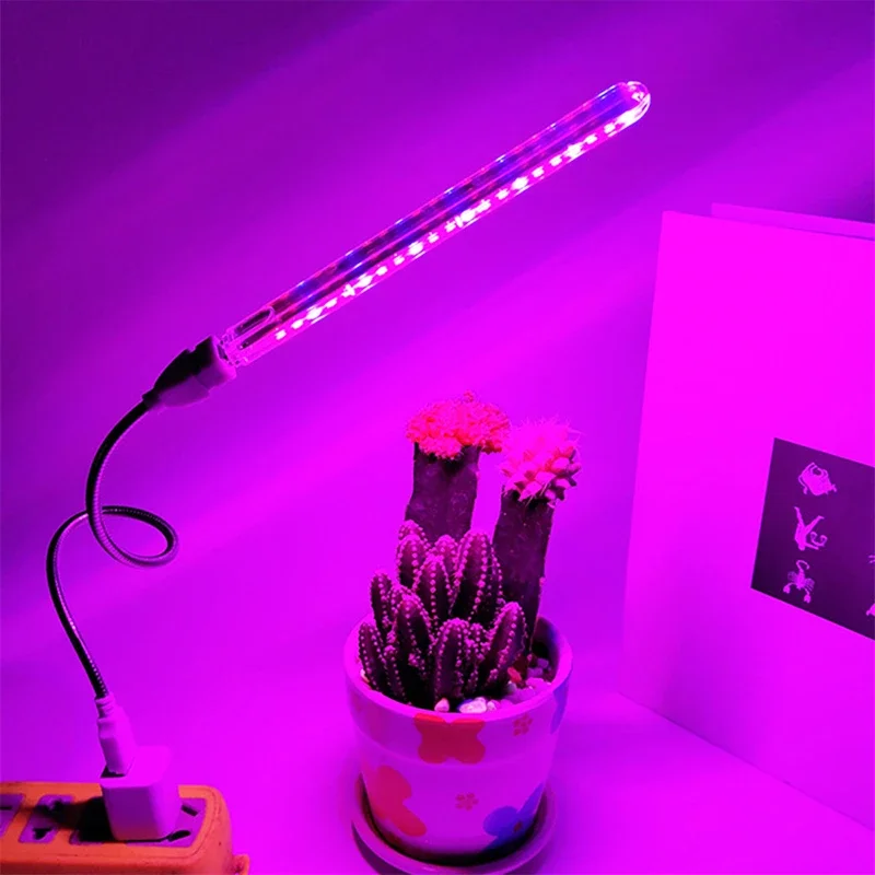 USB LED Grow Light 14LEDs Red 7LEDs Blue Full Spectrum For Indoor Greenhouse Plants Seed grow light