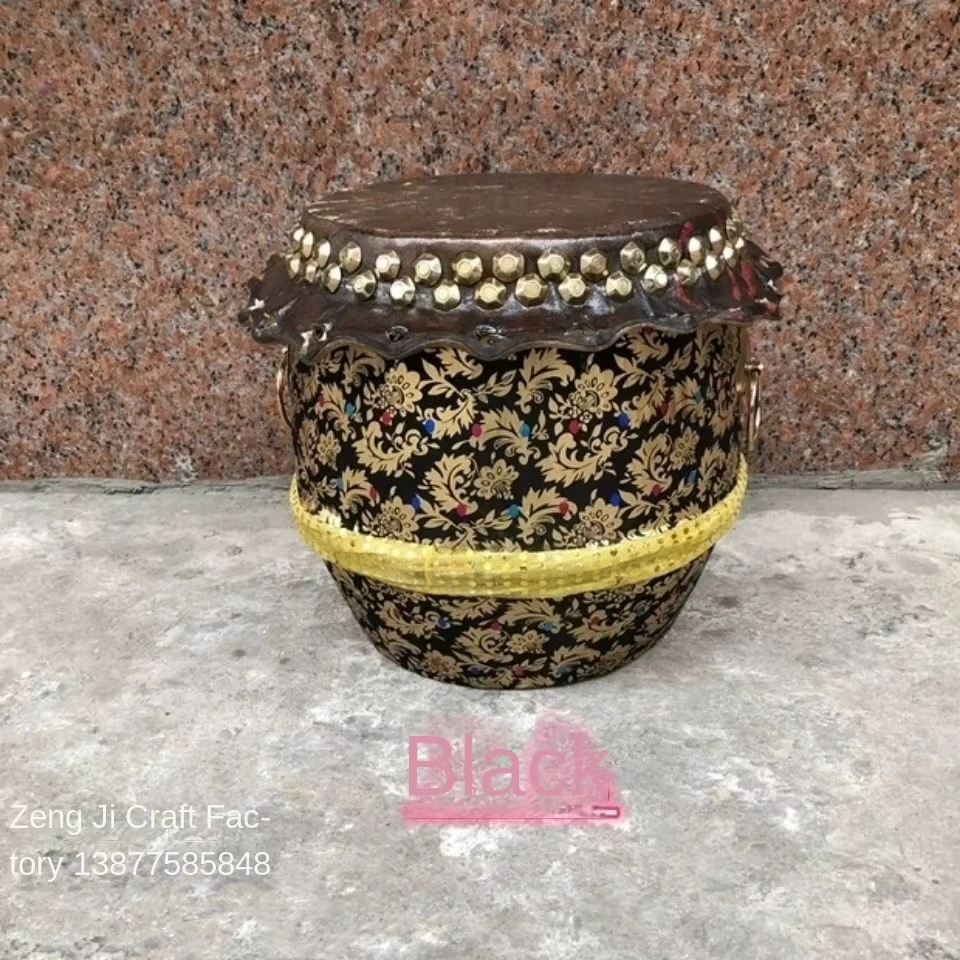 8 Inch High Quality Professional Chinese Drum Dragon and Lion Dance Wood Good Sound Traditional Musical Instrument