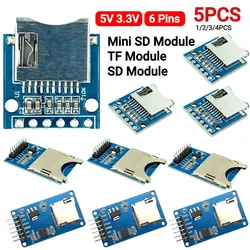 Micro SD Module SPI Storage Expansion Board 6 Pins Memory Shield Module Mini TF Card Module for Arduino DIY Kit