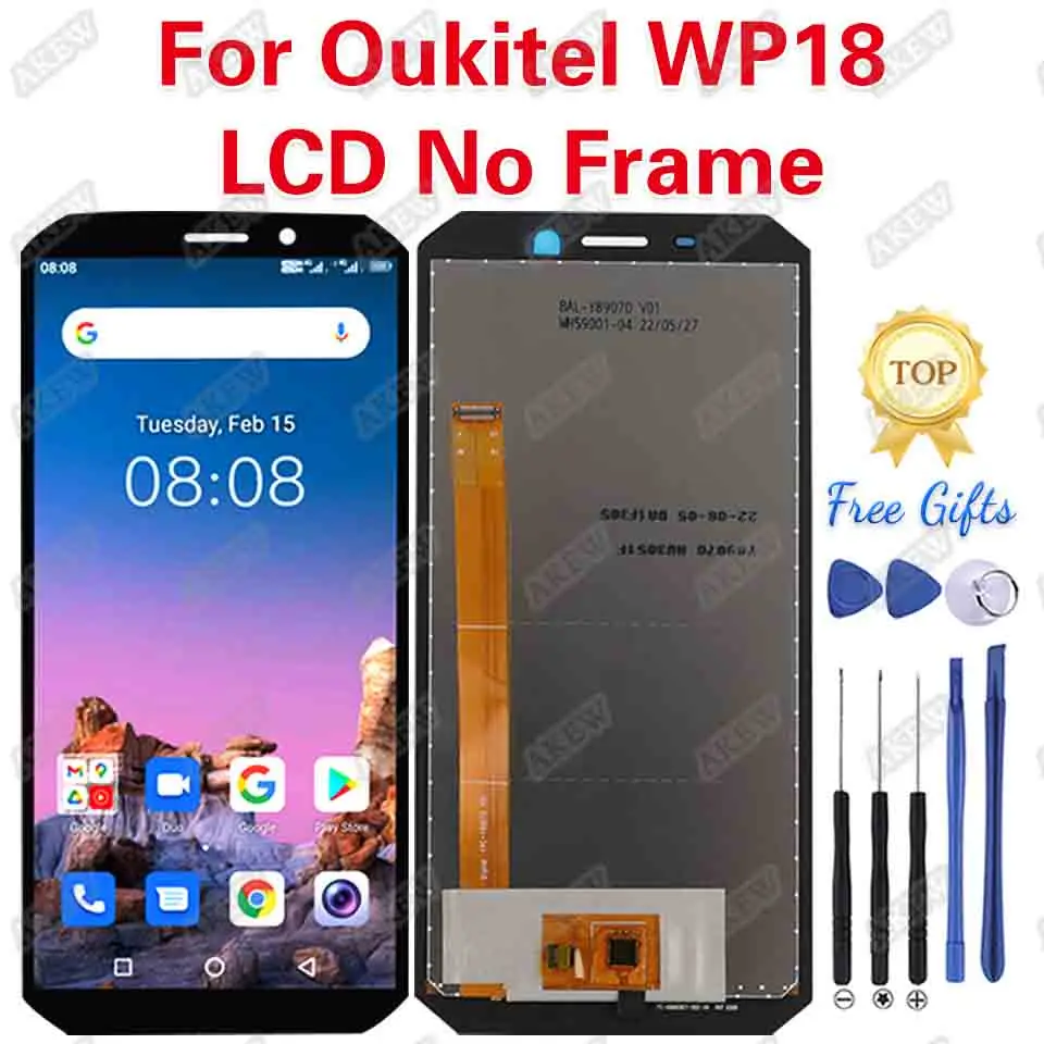 Yuxyiony Nuovo Schermo di Ricambio Per Oukitel C32 Display LCD