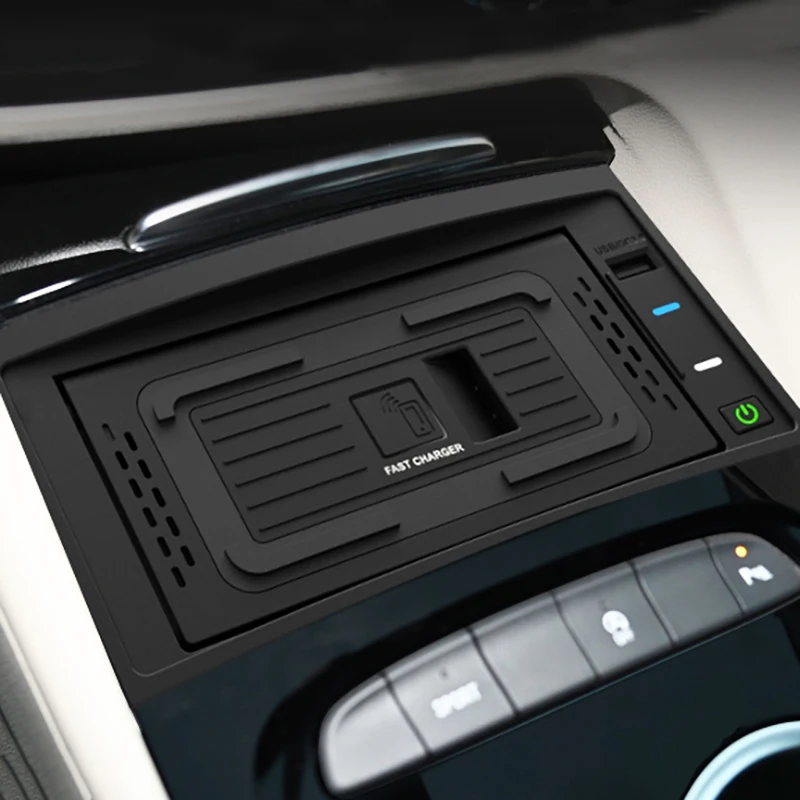 15W Car wireless charger center console phone charger fast