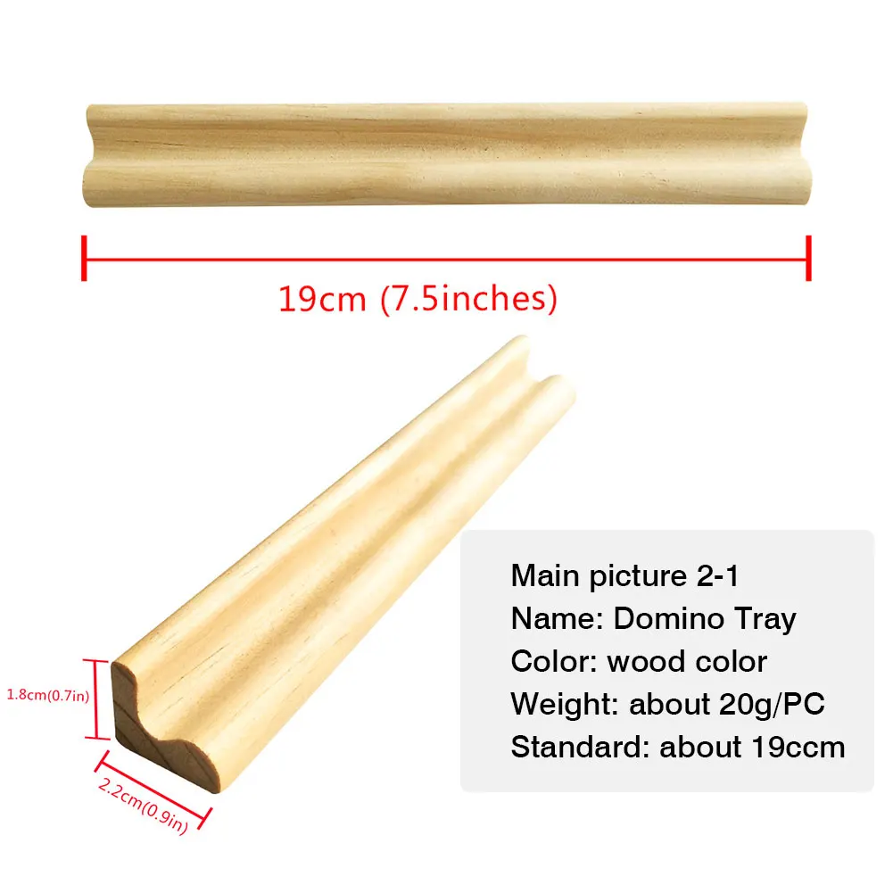 4 Domino Trays Wooden Domino Racks Domino Holders For Domino Tiles Mexican Train Mahjong Kids Seniors Adults Professional Player