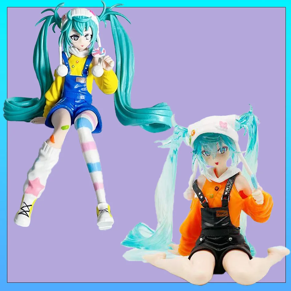 GEEN DOOS  15 CM PVC Anime Hatsune Miku Actiefiguren Speelgoed Kawaii Beweegbare Figma Staande Houding Manga~p120725801
