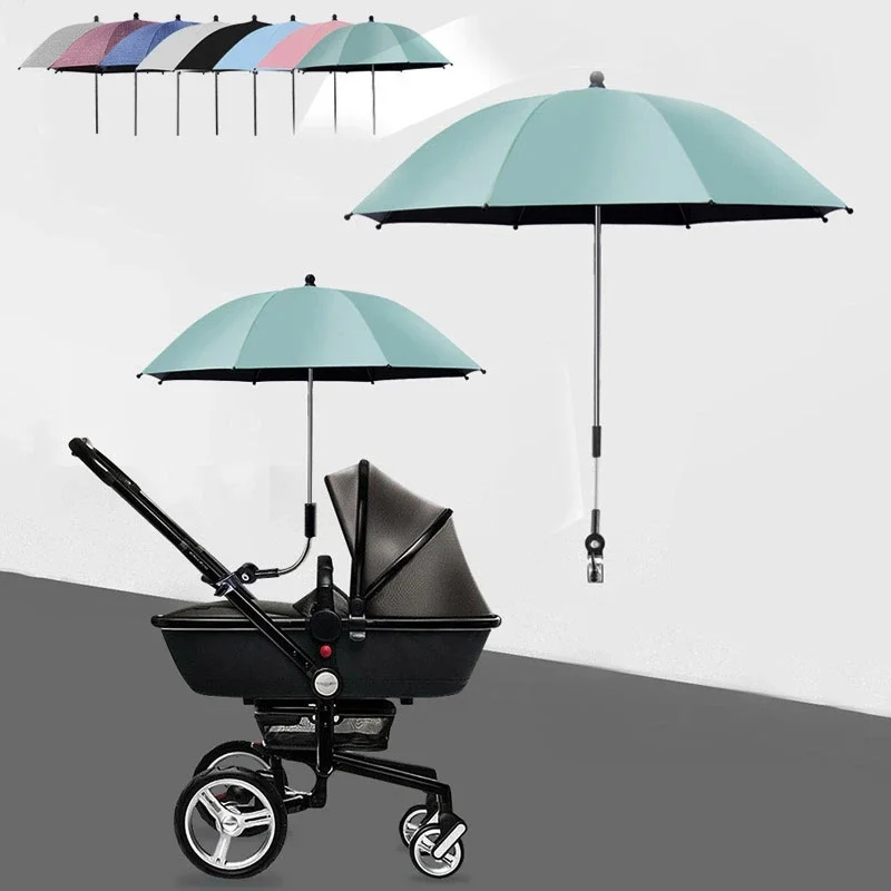 UV Protection Baby Stroller Umbrella With Clamp Universal Sunscree