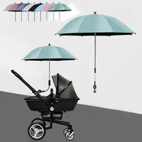 UV Protection Baby Stroller Umbrella With Clamp Universal Sunscree Rainproof Stroller Cover Umbrella  Baby Stroller Accessories