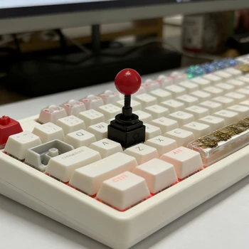 NUOVI Keycaps Artigianali con Controllo Rocker per Tastiera Meccanica, Accessori per Tasti da Gioco con Design Retrò e Personalizzato