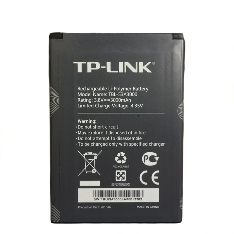 Batteria 3000Mah Tbl-53A3000 Per Batterie Router Wifi Tp-Link M7450 M7650