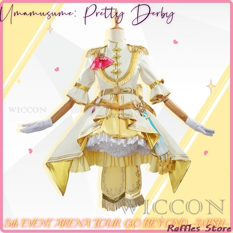 

Anime Game Umamusume Pretty Derby 5th EVENT ARENA TOUR GO BEYOND WISH Cosplay Costume Uniform Cosplay Stage Costume Halloween